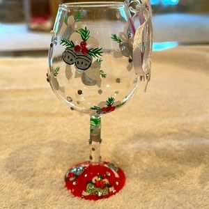 Design by Lolita “Blingle Bells” Love my mini wine glass ornament